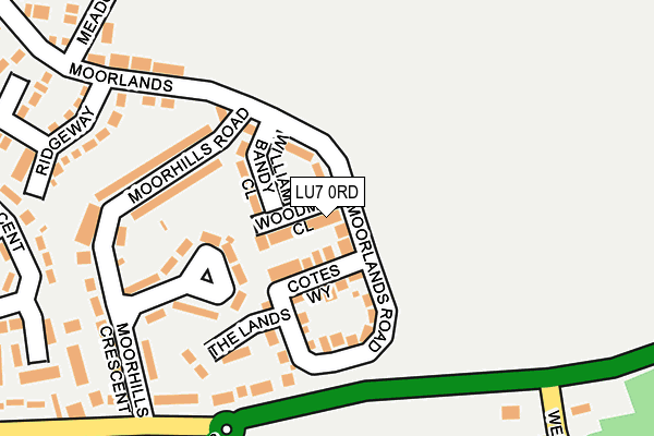 LU7 0RD map - OS OpenMap – Local (Ordnance Survey)