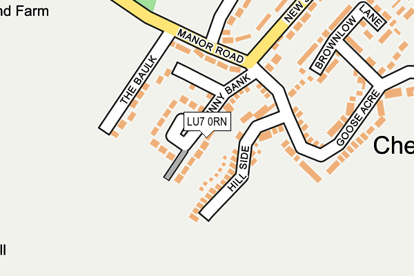 LU7 0RN map - OS OpenMap – Local (Ordnance Survey)