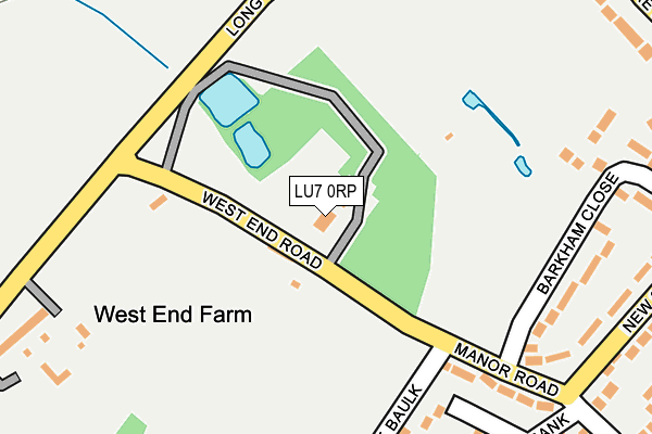 LU7 0RP map - OS OpenMap – Local (Ordnance Survey)