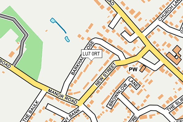LU7 0RT map - OS OpenMap – Local (Ordnance Survey)