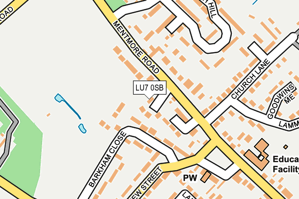 LU7 0SB map - OS OpenMap – Local (Ordnance Survey)