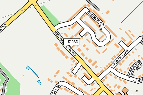 LU7 0SD map - OS OpenMap – Local (Ordnance Survey)