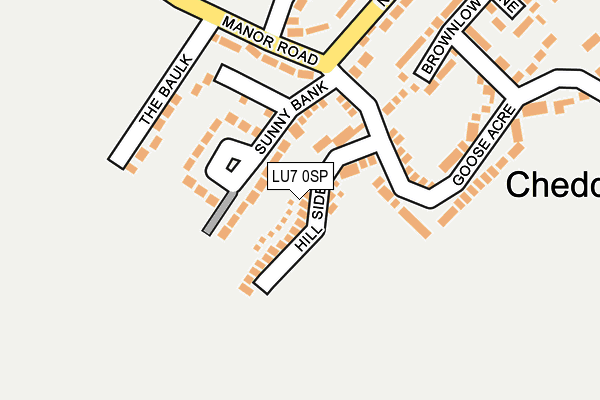 LU7 0SP map - OS OpenMap – Local (Ordnance Survey)