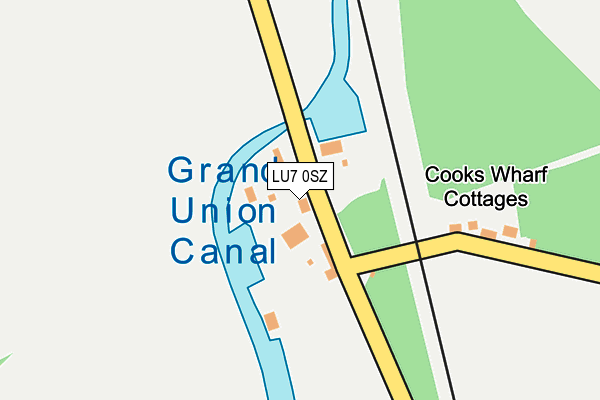 LU7 0SZ map - OS OpenMap – Local (Ordnance Survey)