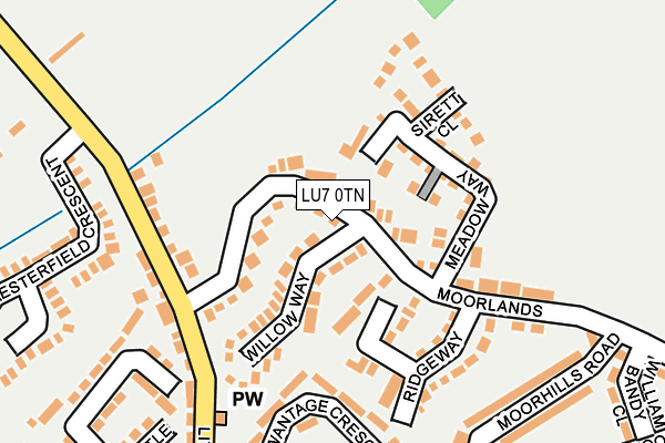 LU7 0TN map - OS OpenMap – Local (Ordnance Survey)