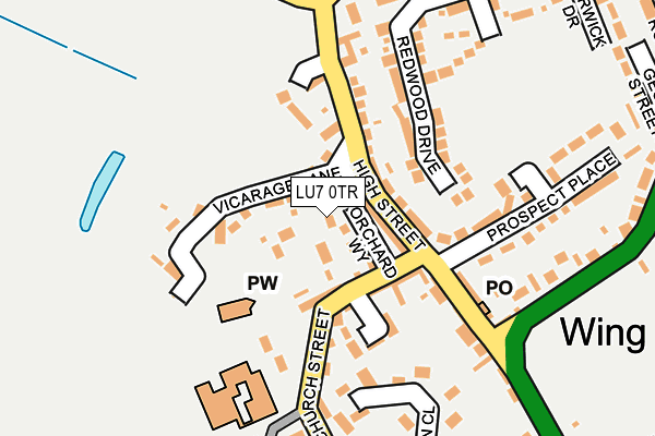 LU7 0TR map - OS OpenMap – Local (Ordnance Survey)