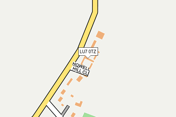 LU7 0TZ map - OS OpenMap – Local (Ordnance Survey)