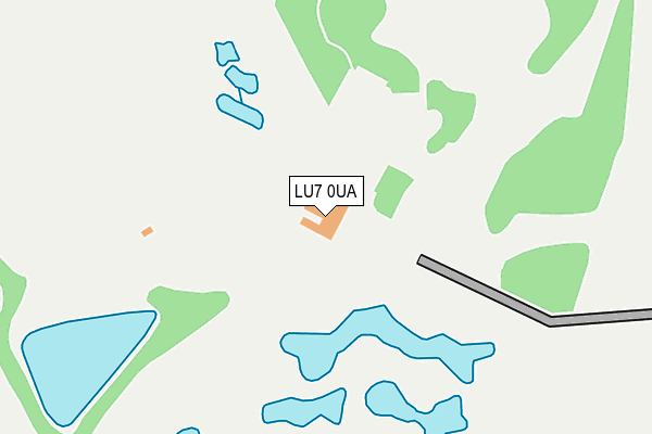 LU7 0UA map - OS OpenMap – Local (Ordnance Survey)