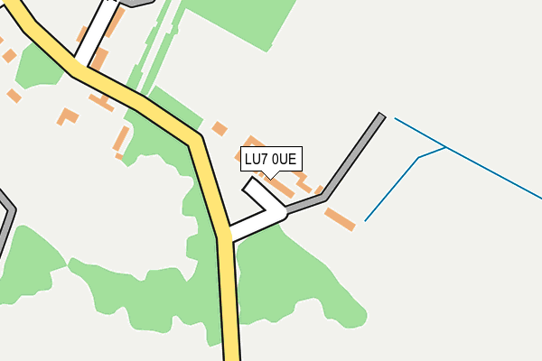 LU7 0UE map - OS OpenMap – Local (Ordnance Survey)