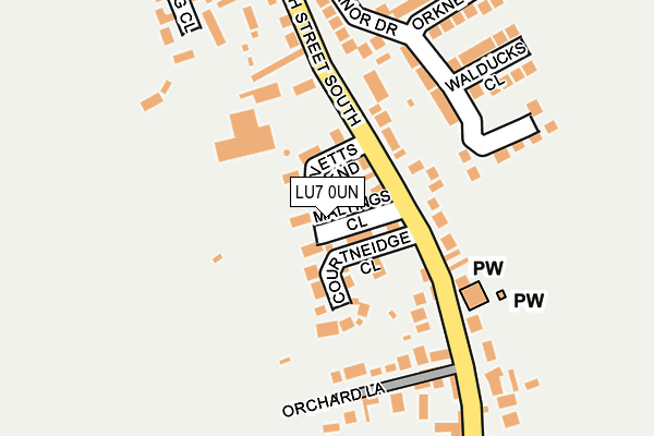 Map of MALTINGS CLOSE MANAGEMENT COMPANY LIMITED at local scale