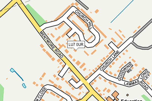 LU7 0UR map - OS OpenMap – Local (Ordnance Survey)