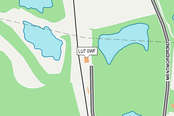 LU7 0WF map - OS OpenMap – Local (Ordnance Survey)