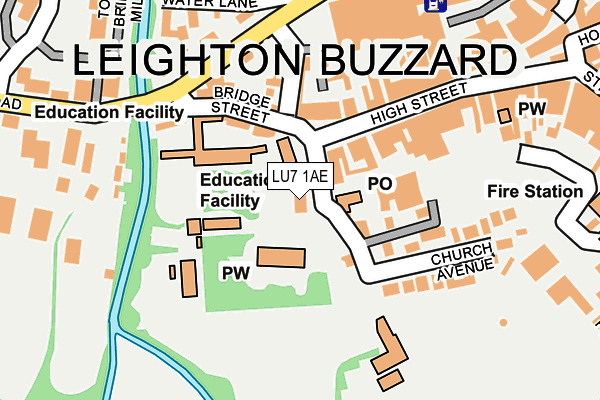 Map of STAINES UPON THAMES TANNING LTD at local scale