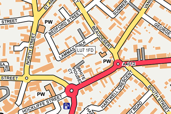 LU7 1FD map - OS OpenMap – Local (Ordnance Survey)