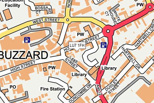 LU7 1FH map - OS OpenMap – Local (Ordnance Survey)