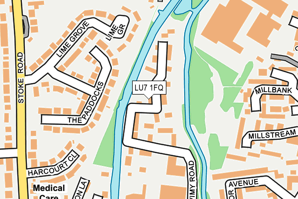 LU7 1FQ map - OS OpenMap – Local (Ordnance Survey)