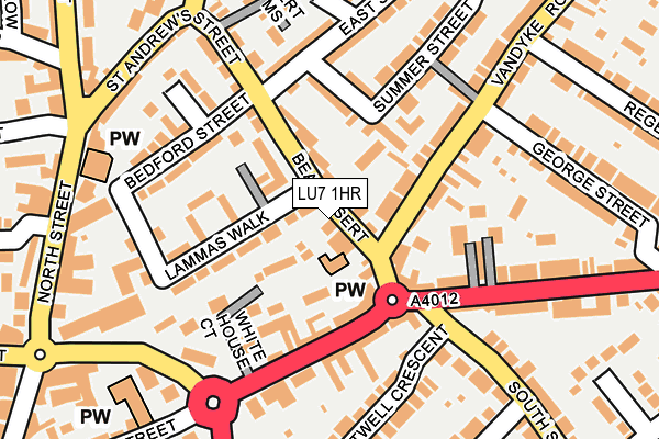 LU7 1HR map - OS OpenMap – Local (Ordnance Survey)