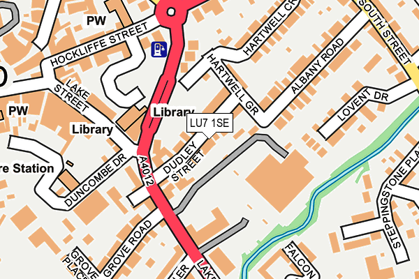 LU7 1SE map - OS OpenMap – Local (Ordnance Survey)