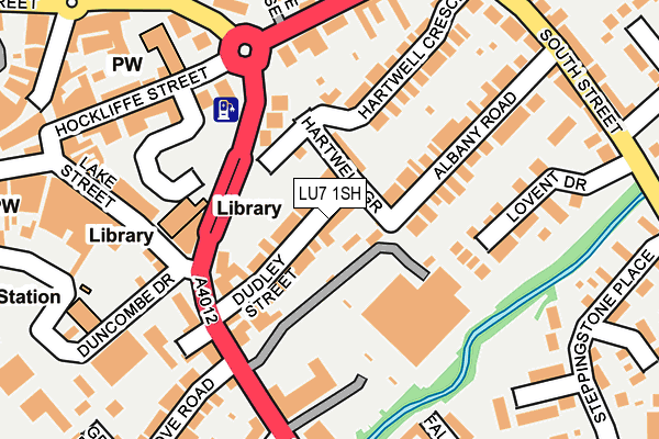 LU7 1SH map - OS OpenMap – Local (Ordnance Survey)