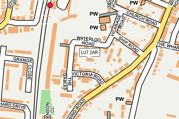 LU7 2AR map - OS OpenMap – Local (Ordnance Survey)