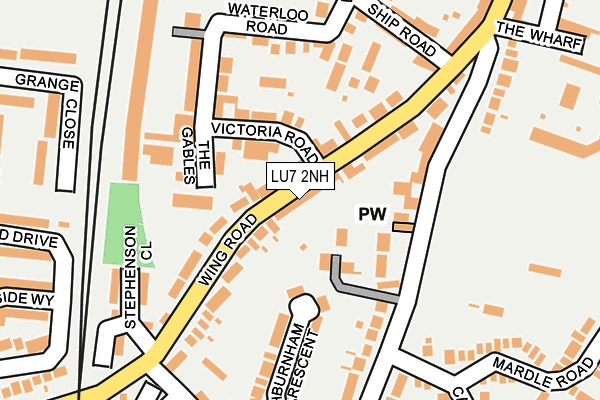 LU7 2NH map - OS OpenMap – Local (Ordnance Survey)