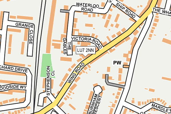 LU7 2NN map - OS OpenMap – Local (Ordnance Survey)
