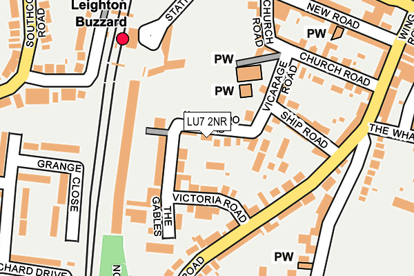 LU7 2NR map - OS OpenMap – Local (Ordnance Survey)