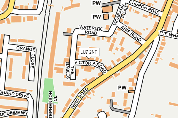 LU7 2NT map - OS OpenMap – Local (Ordnance Survey)