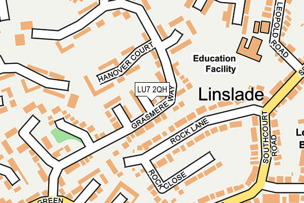 LU7 2QH map - OS OpenMap – Local (Ordnance Survey)