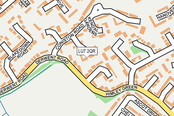 LU7 2QR map - OS OpenMap – Local (Ordnance Survey)