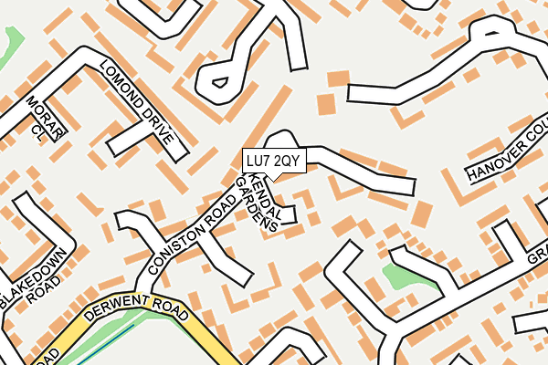 LU7 2QY map - OS OpenMap – Local (Ordnance Survey)