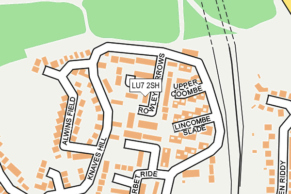 LU7 2SH map - OS OpenMap – Local (Ordnance Survey)