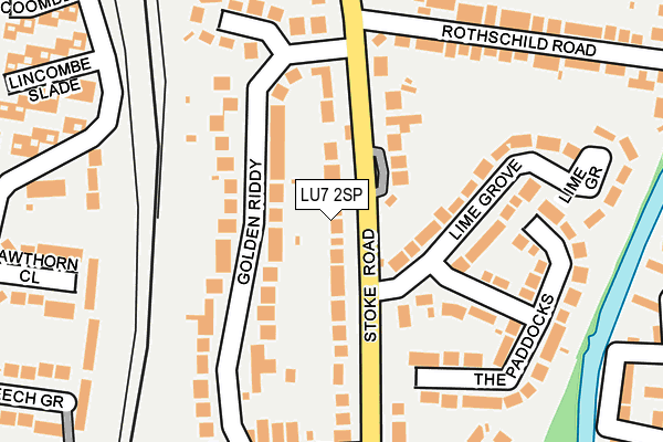 LU7 2SP map - OS OpenMap – Local (Ordnance Survey)