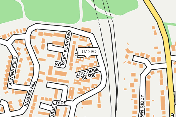 LU7 2SQ map - OS OpenMap – Local (Ordnance Survey)