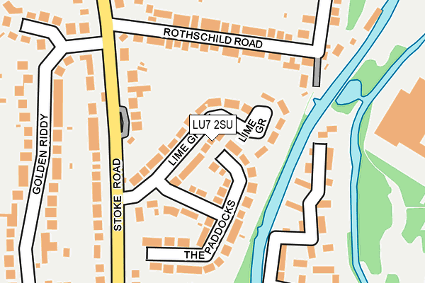 LU7 2SU map - OS OpenMap – Local (Ordnance Survey)