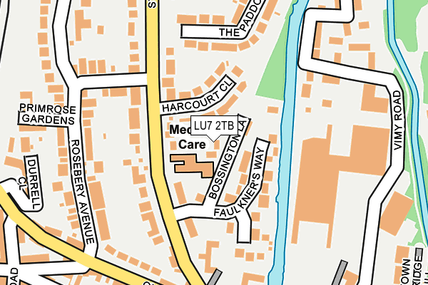 LU7 2TB map - OS OpenMap – Local (Ordnance Survey)