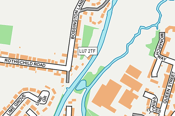 LU7 2TF map - OS OpenMap – Local (Ordnance Survey)