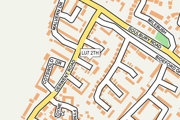 LU7 2TH map - OS OpenMap – Local (Ordnance Survey)