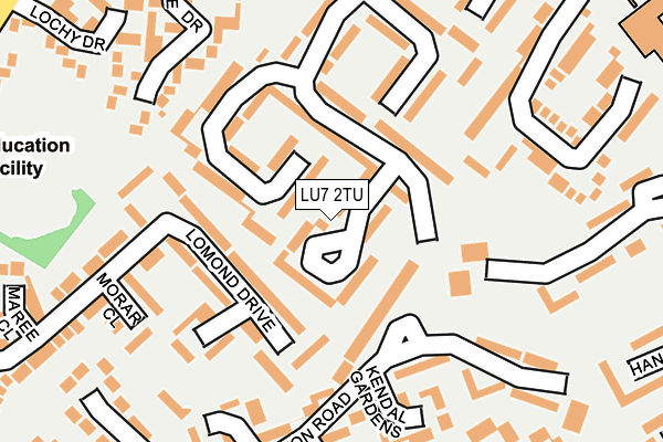 LU7 2TU map - OS OpenMap – Local (Ordnance Survey)