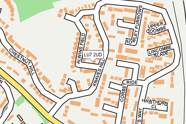 LU7 2UD map - OS OpenMap – Local (Ordnance Survey)