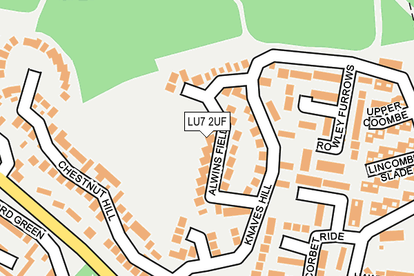 LU7 2UF map - OS OpenMap – Local (Ordnance Survey)