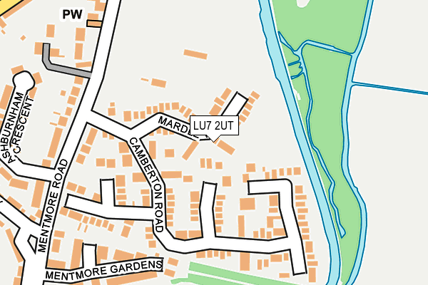 LU7 2UT map - OS OpenMap – Local (Ordnance Survey)