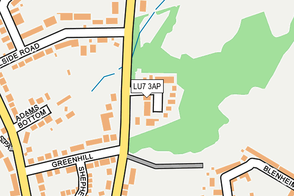 LU7 3AP map - OS OpenMap – Local (Ordnance Survey)