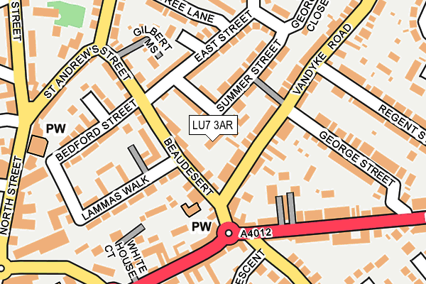 LU7 3AR map - OS OpenMap – Local (Ordnance Survey)