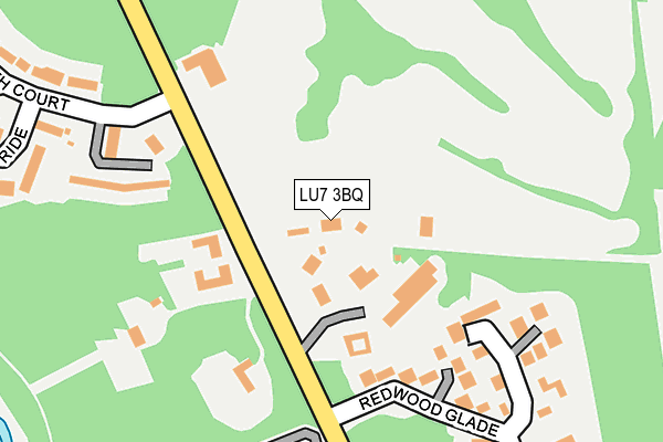 LU7 3BQ map - OS OpenMap – Local (Ordnance Survey)