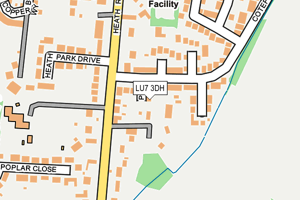LU7 3DH map - OS OpenMap – Local (Ordnance Survey)