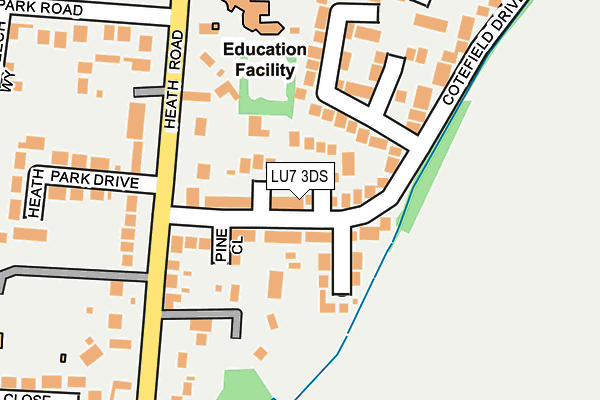 LU7 3DS map - OS OpenMap – Local (Ordnance Survey)