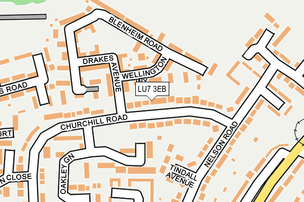 LU7 3EB map - OS OpenMap – Local (Ordnance Survey)