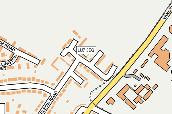 LU7 3EG map - OS OpenMap – Local (Ordnance Survey)