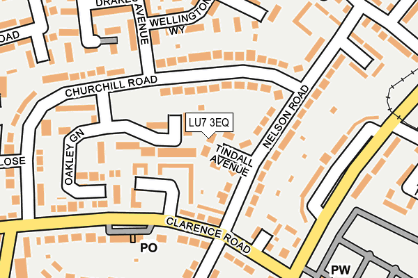 LU7 3EQ map - OS OpenMap – Local (Ordnance Survey)